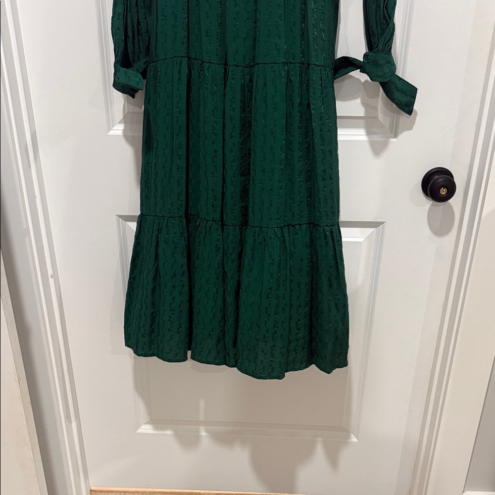 Adelyn Rae Deep Green Long Sleeve Dress - Picture 2 of 5